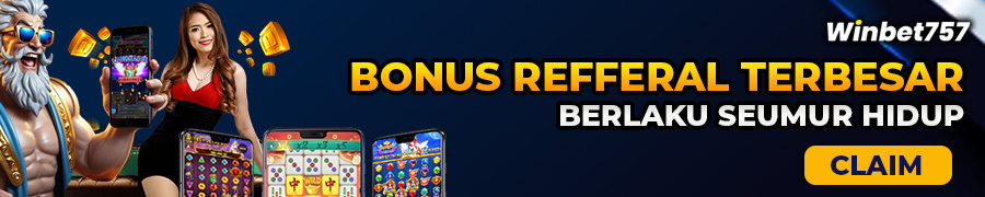 Bonus Refferal 1% Berlaku Seumur Hidup